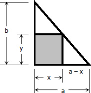 Largest Rectangle Inscribed in a Triangle