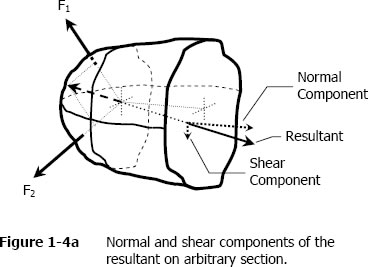122 Normal and shear components of the resultant on arbitrary section 122 Normal and shear components of the resultant on arbitrary section