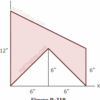mech718 Trapezoidal area with isosceles triangle subtracted from the bottom
